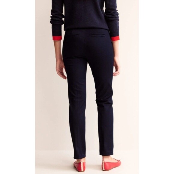 BODEN Highgate Bi-Stretch Ankle Pants Trousers Slacks, Navy, Womens Sze 10P, EUC - Picture 4 of 10